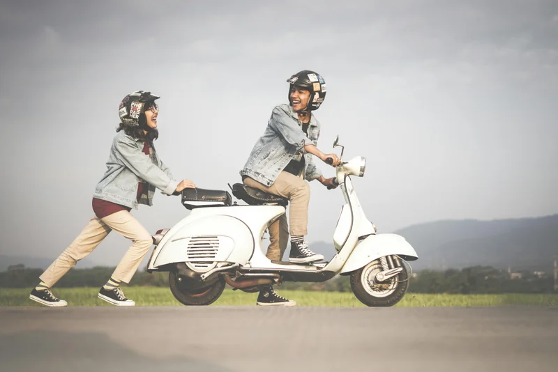 Long-range e-scooter